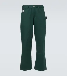 Pantalones rectos Knolly Brook de sarga de algodón Pantalones rectos Knolly Brook de sarga de algodón