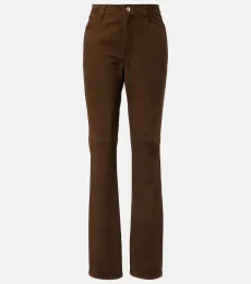 Pantalones rectos Maxine de ante Pantalones rectos Maxine de ante