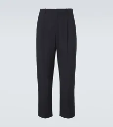 Pantalones rectos Tarek de lana virgen Pantalones rectos Tarek de lana virgen