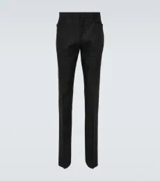 Pantalones slim Atticus de mezcla de mohair Pantalones slim Atticus de mezcla de mohair