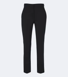 Pantalones slim cropped en mezcla de lana Pantalones slim cropped en mezcla de lana