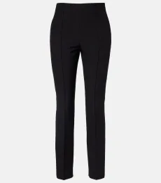 Pantalones slim de crepé Pantalones slim de crepé