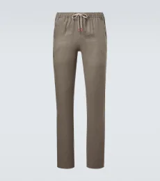 Pantalones slim de lino Pantalones slim de lino