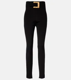 Pantalones slim de tiro alto Pantalones slim de tiro alto