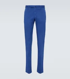 Pantalones slim en mezcla de algodón Pantalones slim en mezcla de algodón