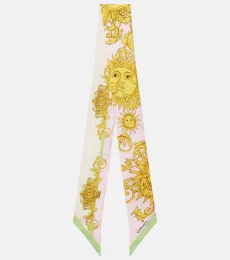 Pañuelo de seda estampado Pañuelo de seda estampado
