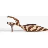 Paola Mid Leather Pump