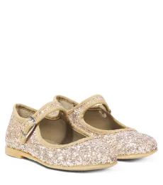 PÃPÃ Galassia glitter ballet flats