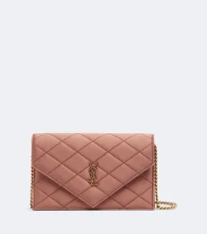 Paris Mini satin wallet on chain Paris Mini satin wallet on chain