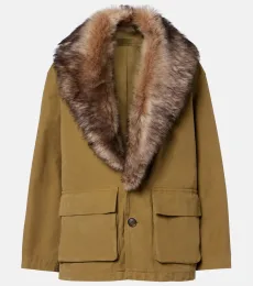Parka Ronay en coton à finitions en shearling Parka Ronay en coton à finitions en shearling