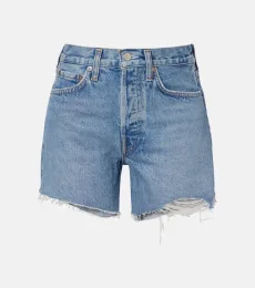 Parker Long distressed denim shorts Parker Long distressed denim shorts
