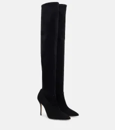 Pascalarehi 105 suede over-the-knee boots