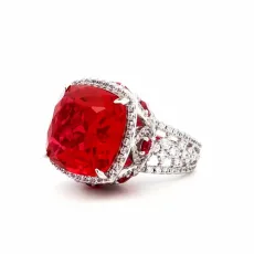 Pashion Flame Ruby Silver Ring Pashion Flame Ruby Silver Ring