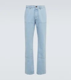 Patchwork straight jeans Patchwork straight jeans
