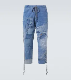 Patchwork straight jeans Patchwork straight jeans