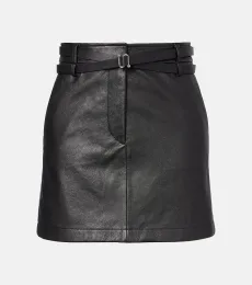 Patto leather miniskirt Patto leather miniskirt