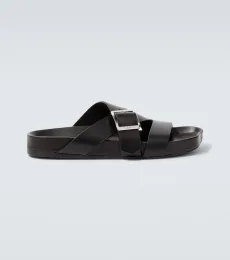 Paula's Ibiza Ease Buckle leather sandals Paula's Ibiza Ease Buckle leather sandals