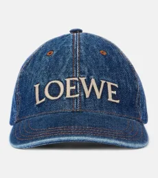 Paula's Ibiza logo denim baseball cap Paula's Ibiza logo denim baseball cap