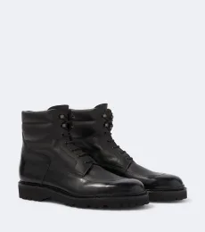 Peak leather lace-up boots Peak leather lace-up boots