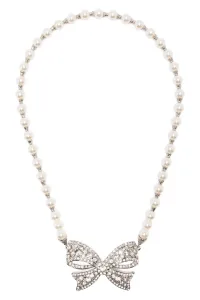 Pearl Bow Necklace