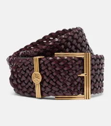Pegaso woven leather belt