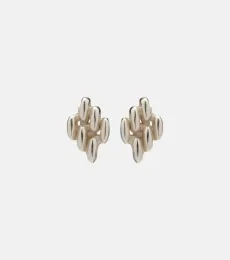 Pendientes Chain Link Mini de plata de ley Pendientes Chain Link Mini de plata de ley