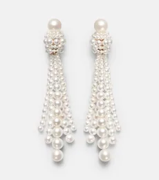 Pendientes Colonna Grande de oro de 18 ct con perlas Pendientes Colonna Grande de oro de 18 ct con perlas