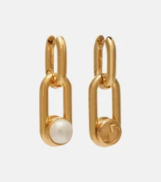 Pendientes con GG adornados Pendientes con GG adornados