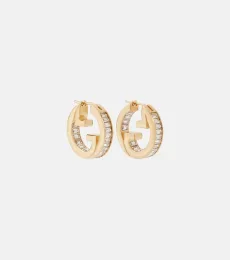 Pendientes de aro Gucci Blondie adornados Pendientes de aro Gucci Blondie adornados