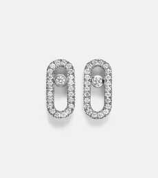 Pendientes Move Uno de oro blanco de 18 ct con diamantes Pendientes Move Uno de oro blanco de 18 ct con diamantes