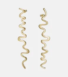 Pendientes Shore chapados en oro de 24 ct Pendientes Shore chapados en oro de 24 ct