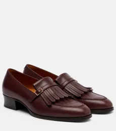 Pennan fringed leather loafers Pennan fringed leather loafers