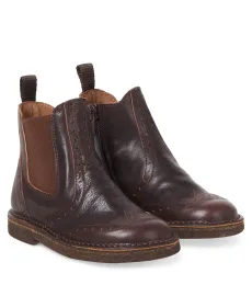 PèPè Botas de piel perforada PèPè Botas de piel perforada