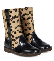 PèPè Botas de piel y pelo de becerro PèPè Botas de piel y pelo de becerro