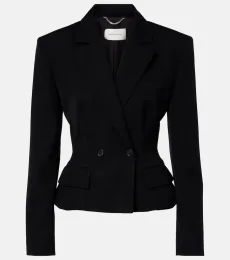 Peplum wool blazer Peplum wool blazer