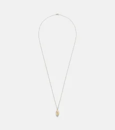 PersÃe 9kt gold locket necklace with diamonds PersÃe 9kt gold locket necklace with diamonds