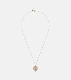 PersÃe Lucky Charm Horseshoe 18kt gold necklace with diamonds PersÃe Lucky Charm Horseshoe 18kt gold necklace with diamonds