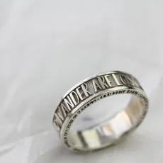 Personalised Silver Promise Ring Personalised Silver Promise Ring