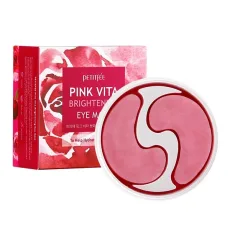 PETITFEE - Pink Vita Brightening Eye Mask - 60pcs PETITFEE - Pink Vita Brightening Eye Mask - 60pcs