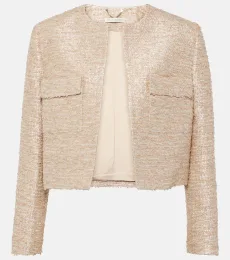 Pheblia cropped tweed jacket Pheblia cropped tweed jacket