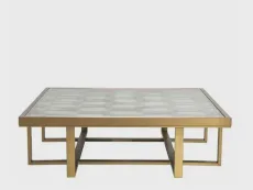 Philipp Plein Coffee Table Skeleton Brushed Brass Philipp Plein Coffee Table Skeleton Brushed Brass