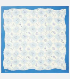 Pia printed silk scarf Pia printed silk scarf