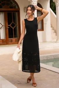 Picture This Black Midi Dress - M Picture This Black Midi Dress - M