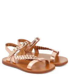 Plagette Antik metallic leather sandals Plagette Antik metallic leather sandals