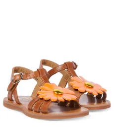 Plagette Big Flo leather sandals Plagette Big Flo leather sandals