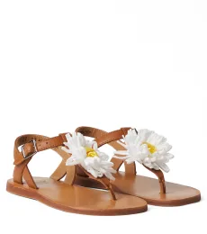 Plagette thong leather sandals Plagette thong leather sandals