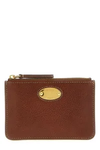 Plaque Small wallet Brown Size U