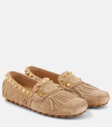 Plaster Caster VLogo suede driving shoes Plaster Caster VLogo suede driving shoes