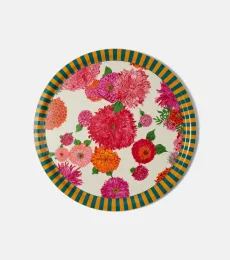 Plateau Bright Blooms imprimé en bouleau Plateau Bright Blooms imprimé en bouleau
