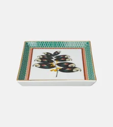 Plateau décoratif Parrotstem en porcelaine Plateau décoratif Parrotstem en porcelaine